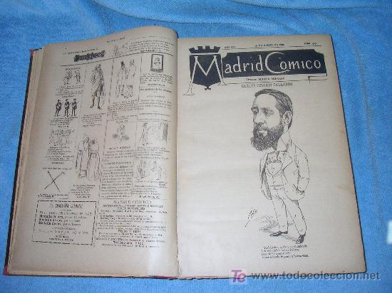 Libros antiguos: MADRID COMICO-A&Ntilde;OS 1892-1893 COMPLETOS-EXCEPCIONAL. - Foto 2