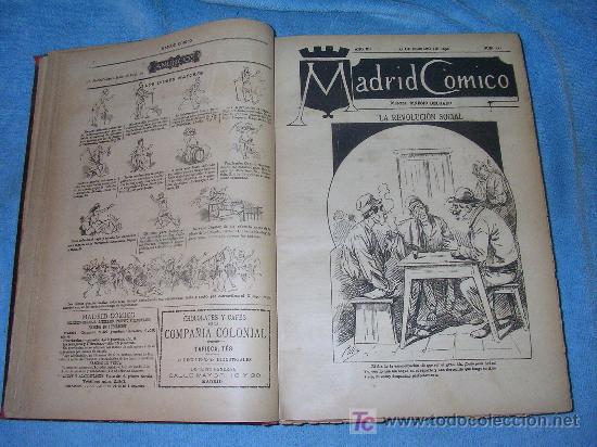 Libros antiguos: MADRID COMICO-A&Ntilde;OS 1892-1893 COMPLETOS-EXCEPCIONAL. - Foto 3