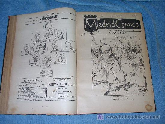 Libros antiguos: MADRID COMICO-A&Ntilde;OS 1892-1893 COMPLETOS-EXCEPCIONAL. - Foto 5
