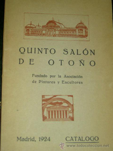 Libros antiguos: QUINTO SALON DE OTO&Ntilde;O 1924 - Foto 1