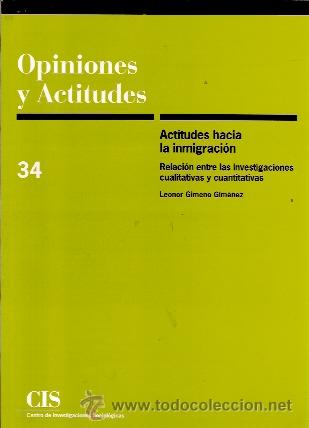 Antiquarische B&uuml;cher: ACTITUDES HACIA LA INMIGRACI&Oacute;N (Madrid, 2001)