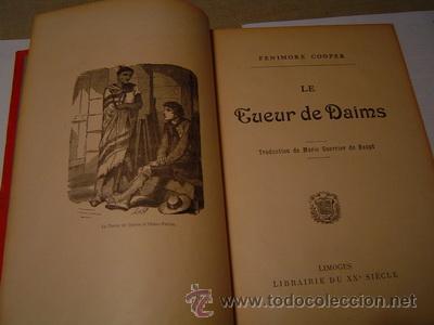 Libros antiguos: 1882  LE TUEUR DE DAIMS    FENIMORE COOPER - Foto 2