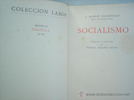 Libros antiguos: coleccion labor. 67 -socialismo-1931 - Foto 4