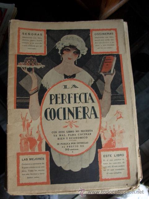 Libros antiguos: LA PERFECTA COCINERA a&ntilde;os 30, 2 tomos - Foto 1