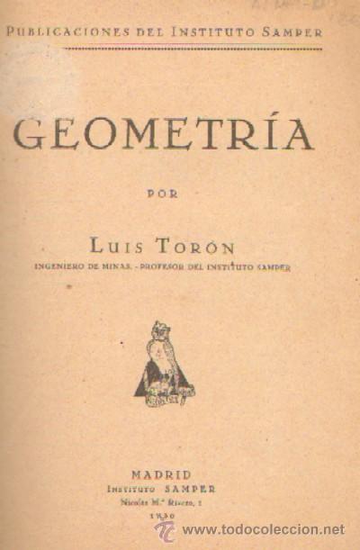 Libros antiguos: GEOMETRIA  (A/ MAT- 214) - Foto 1