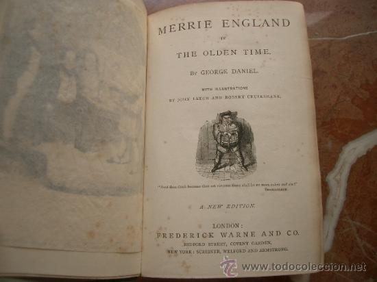 Libros antiguos: Merrie England in the Olden Time - Foto 4