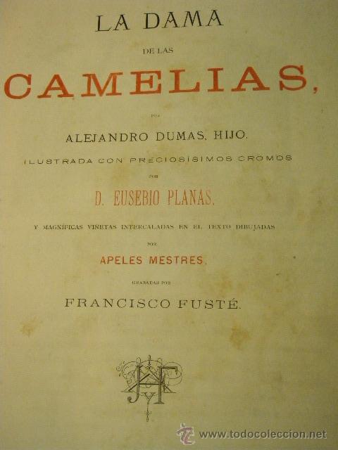 Libros antiguos: LA DAMA DE LAS CAMELIAS - ALBUM DE PLANAS - Foto 4