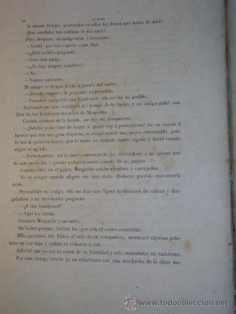 Libros antiguos: LA DAMA DE LAS CAMELIAS - ALBUM DE PLANAS - Foto 7