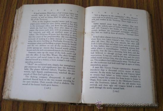 Libros antiguos: CIMARRON .. Por Edna Ferber 1930 - Foto 4