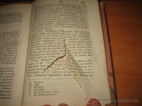 Libros antiguos: DICCIONARIO DE PALABRAS CASTELLANAS - Foto 3