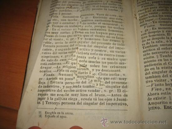 Libros antiguos: DICCIONARIO DE PALABRAS CASTELLANAS - Foto 4