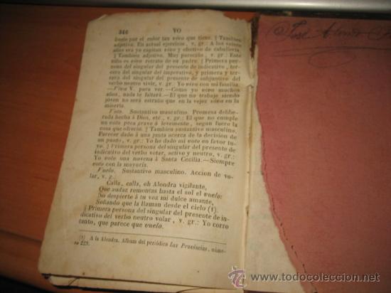 Libros antiguos: DICCIONARIO DE PALABRAS CASTELLANAS - Foto 5