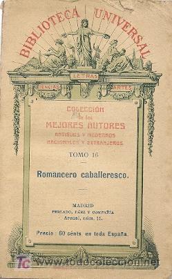 Libros antiguos: Romancero caballeresco - 1921 - Foto 1