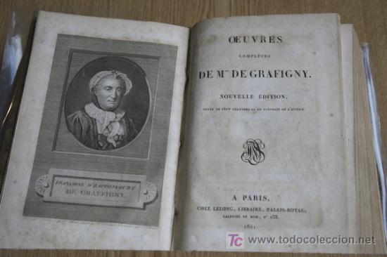 Libros antiguos: Oeuvres compl&egrave;tes de ... Grafigny (Mme. de) - Foto 1