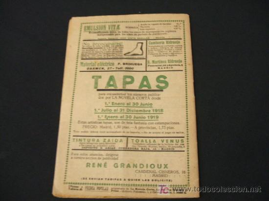 Libros antiguos: LA NOVELA CORTA - LA PROTECCION DE UN SASTRE - - Foto 3