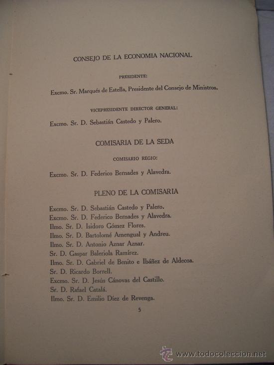 Libros antiguos: Vendo libro de la Comisaria de la seda Memoria Anual de 1928. - Foto 4