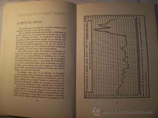 Libros antiguos: Vendo libro de la Comisaria de la seda Memoria Anual de 1928. - Foto 5