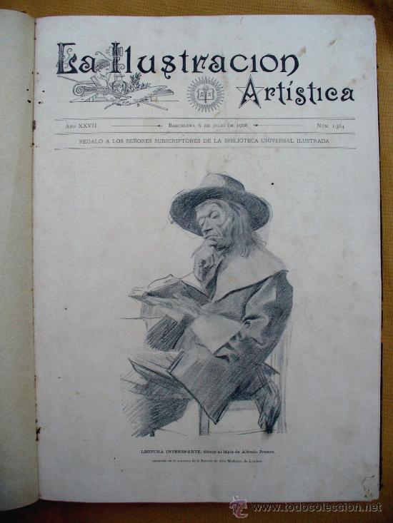 Libros antiguos: LA ILUSTRACION ARTISTICA, BIBLIOTECA UNIVERSAL ILUSTRADA, 1908 - 2 - Foto 1