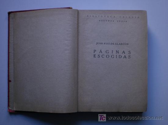 Libros antiguos: PAGINAS ESCOGIDAS - Foto 3