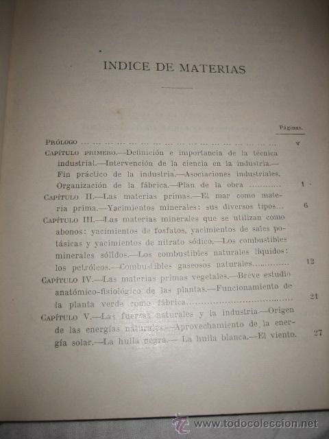 Libros antiguos: ELEMENTOS DE TECNICA INDUSTRIAL - Foto 5