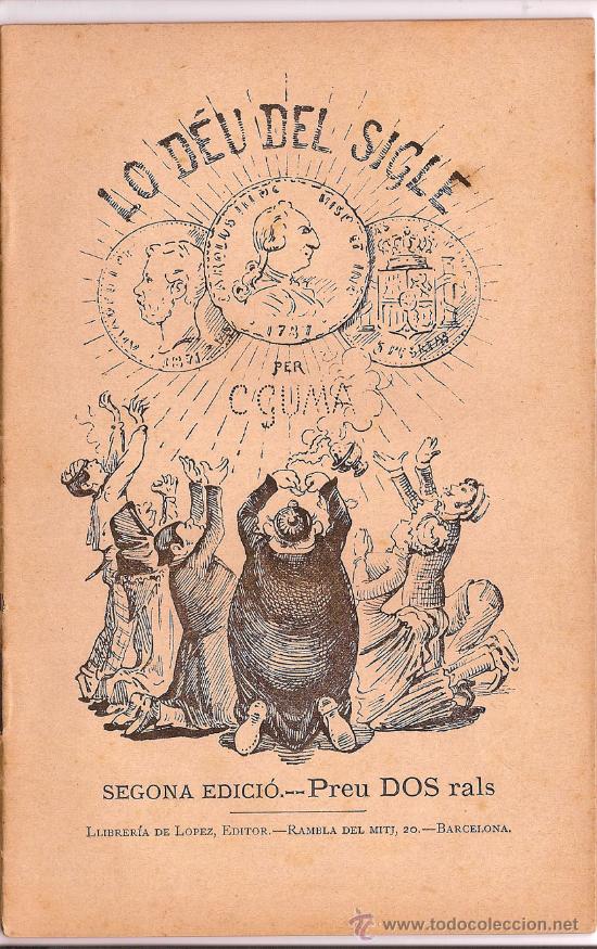 Libros antiguos: LO D&Egrave;U DEL SIGLE per C.GUM&Agrave;. - Foto 1