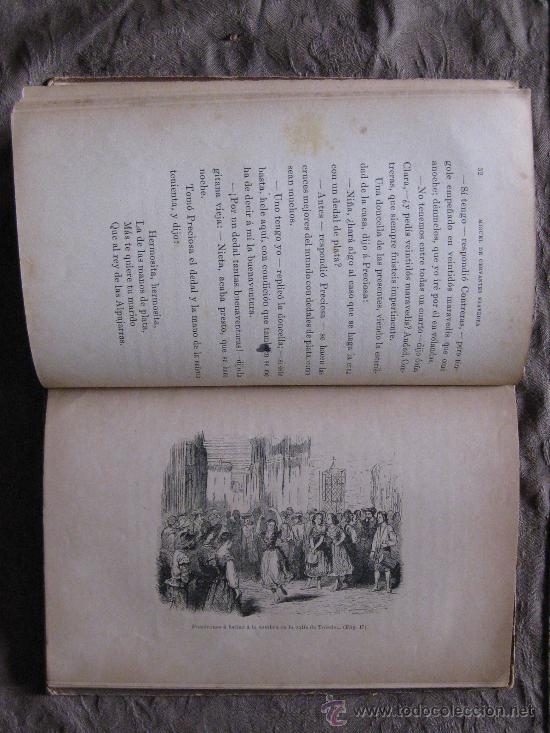 Libros antiguos: LA GITANILLA-MIGUEL DE CERVANTES-IMP.HENRICH Y COM.-1910. - Foto 3