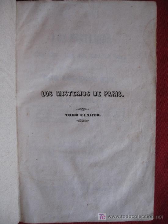 Libros antiguos: LOS MISTERIOS DE PARIS 1844 - Foto 22