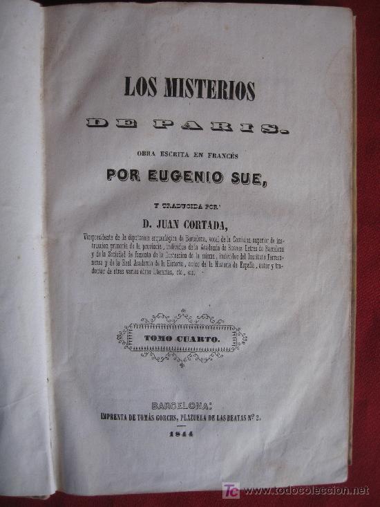 Libros antiguos: LOS MISTERIOS DE PARIS 1844 - Foto 23