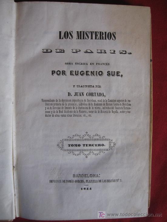 Libros antiguos: LOS MISTERIOS DE PARIS 1844 - Foto 17