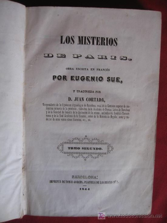 Libros antiguos: LOS MISTERIOS DE PARIS 1844 - Foto 11