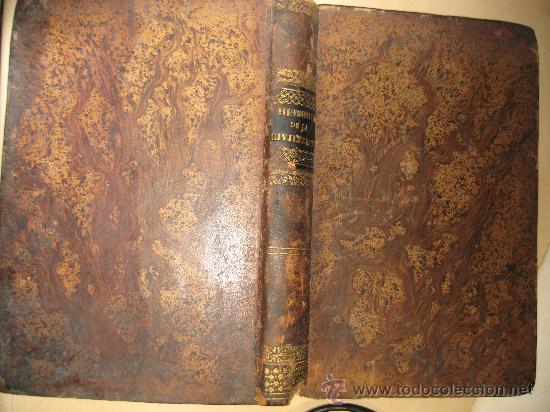 Antiquarische B&uuml;cher: 1839. GUIZOT. HISTORIA GENERAL DE LA CIVILIZACI&Oacute;N EN EUROPA. PIEL. GRABADO