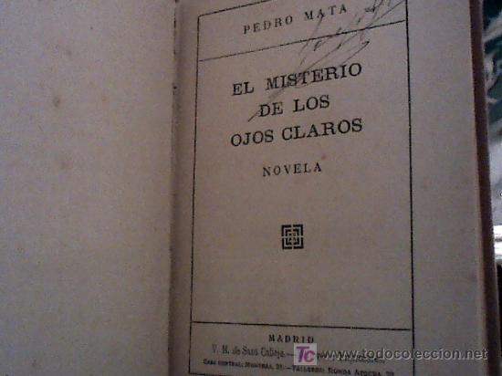 Libros antiguos: el misterio de los ojos claros (p. mata) - Foto 2