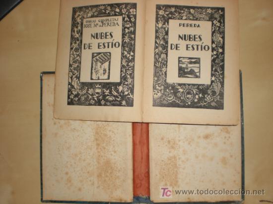 Libros antiguos: JOSE M&ordf; DE PEREDA - NUBES DE ESTIU 1890 - - Foto 1