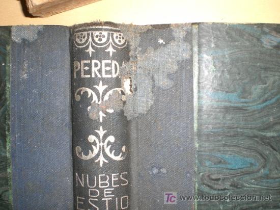 Libros antiguos: JOSE M&ordf; DE PEREDA - NUBES DE ESTIU 1890 - - Foto 2