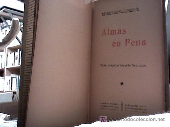 Libros antiguos: almas en pena (bjornson 1912) - Foto 2
