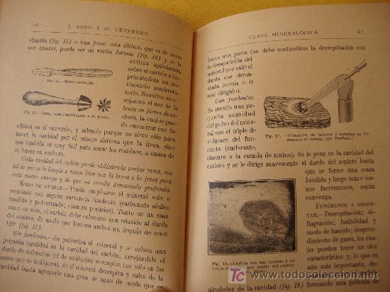 Libros antiguos: CLAVE MINERAL&Oacute;GICA - Foto 3