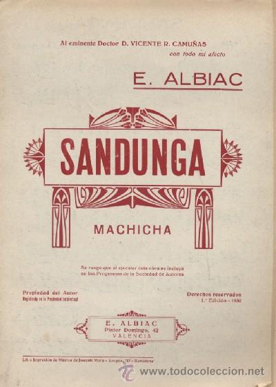 Antiquarische B&uuml;cher: SANDUNGA  (A/ MU- 060)