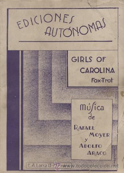 Antiquarische B&uuml;cher: GIRLS OF CAROLINA  (A/ MU- 052)