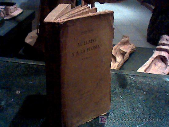 Libros antiguos: al llapis y a la ploma (narcis oller 1918) - Foto 1