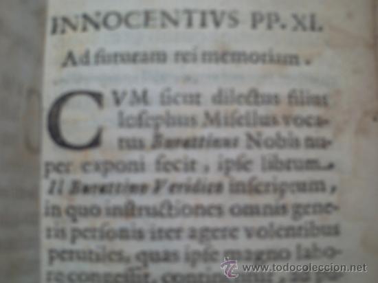 Libros antiguos: IL BURATTINO VERIDICO - GIUSEPPE MISELLI 1682 - Foto 1