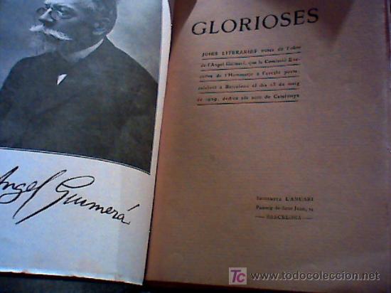 Libros antiguos: glorioses (angel guimer&agrave;, 1909?) - Foto 2