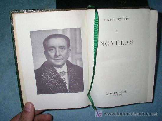 Libros antiguos: PIERRE BENOIT - NOVELAS - PRIMERA EDICION - 3 TOMOS EN PIEL. - Foto 2