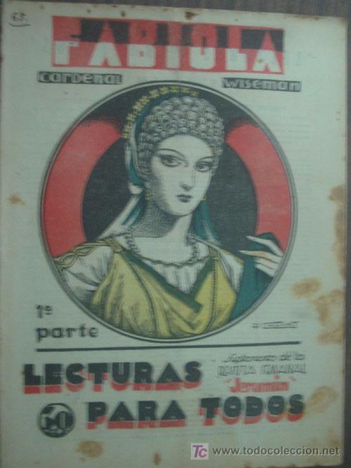 Libros antiguos: FABIOLA (1&ordf; y 2&ordf; parte). WISEMAN, Cardenal. 1933 - Foto 1