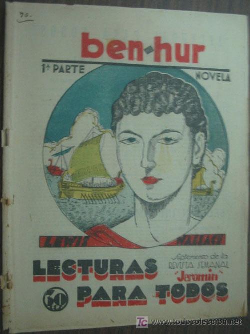 Libros antiguos: BEN.HUR (1&ordf; y 2&ordf; parte). WALLACE, Lewis. 1933 - Foto 1