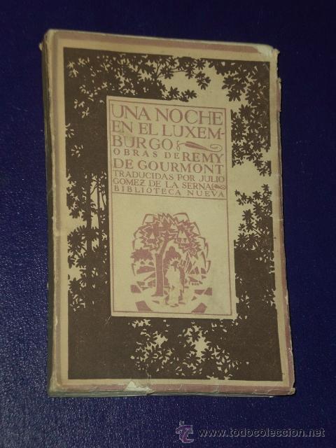 Libros antiguos: UNA NOCHE EN EL LUXEMBURGO. (novela) - Foto 1
