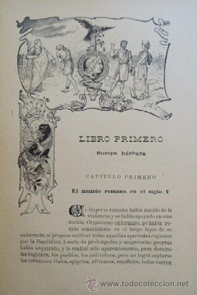 Libros antiguos: LA EDAD MEDIA - A&Ntilde;O 1917 - Foto 5