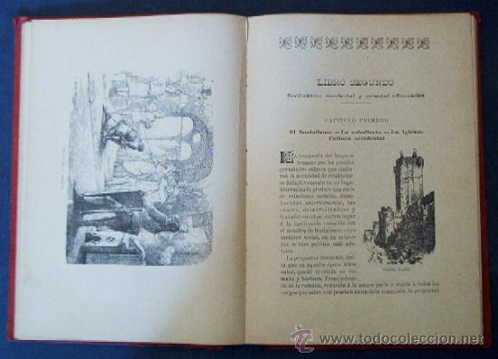 Libros antiguos: LA EDAD MEDIA - A&Ntilde;O 1917 - Foto 8