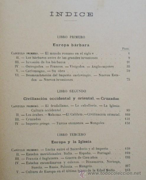 Libros antiguos: LA EDAD MEDIA - A&Ntilde;O 1917 - Foto 14