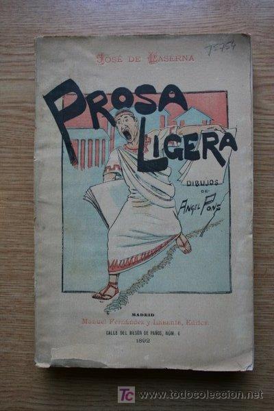 Libros antiguos: Prosa ligera. Laserna (Jos&eacute; de) - Foto 1