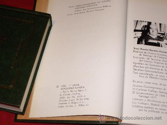 Libros antiguos: HISTORIA POLITICA- TEMATICA GALLEGA - Foto 5